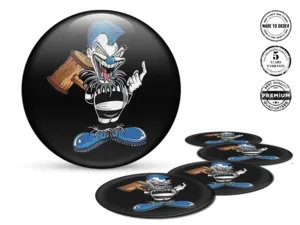 Wheel Emblem Racing Premium Domed Limited Style